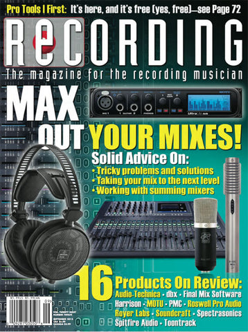 Recording Magazine, September 2015
