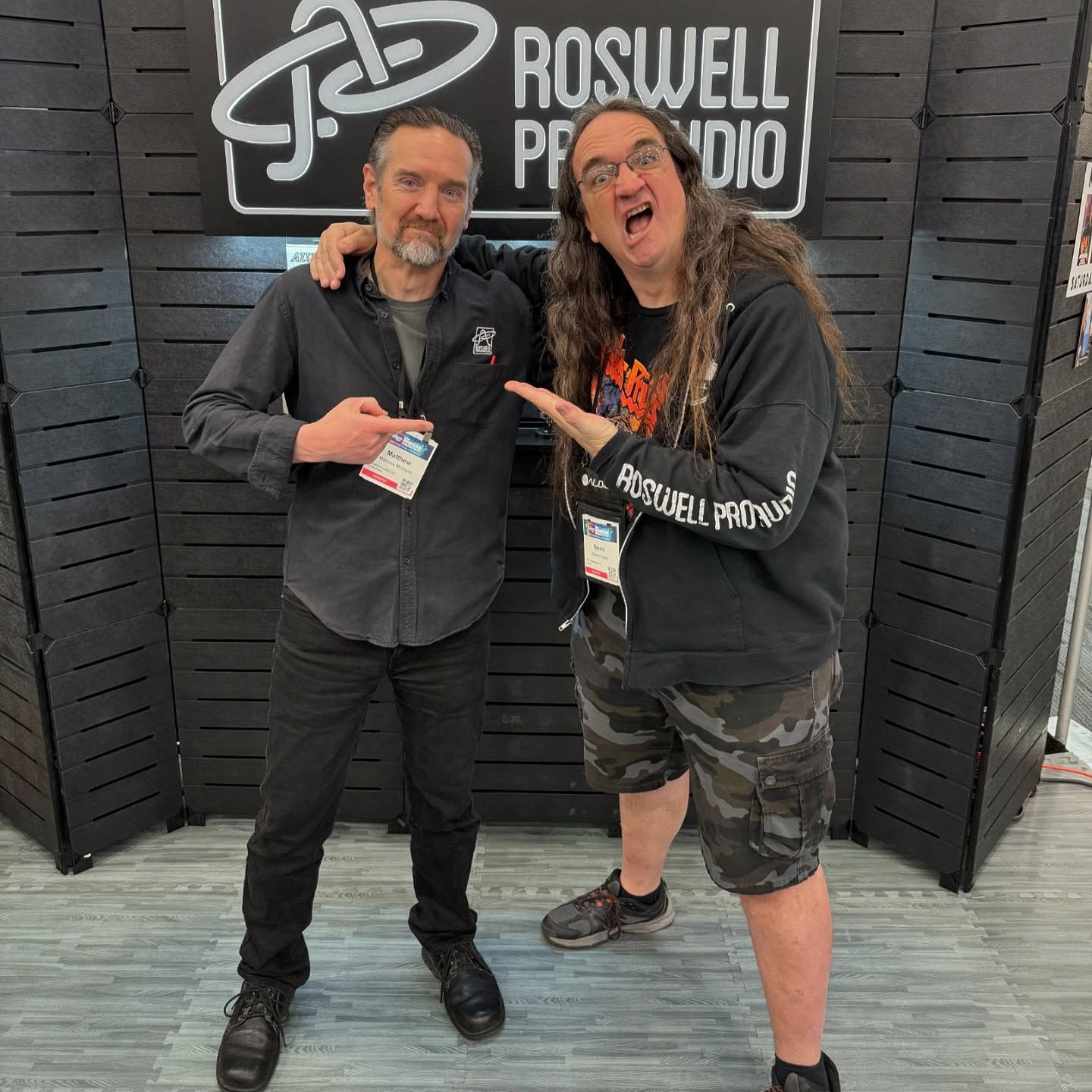 Glenn Fricker with Matthew McGlynn